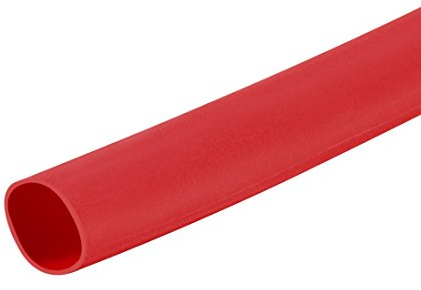 sourcing map Heat Shrink Tubing, 3.5mm Dia 2:1 Heat Shrink Wrap Cable Sleeve Heatshrink Tube 5m Length Red