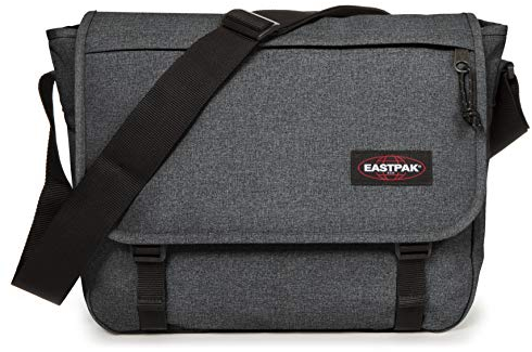 Eastpak Delegate + Borsa a Tracolla, 20 L - Black Denim (Grigio)