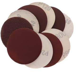 Disques de ponçage 75mm Papier de ponçage excentrique Feuilles de ponçage Grain 1000 100 Pièces