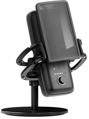 Elgato Wave:3 Kit, Premium Studio Quality USB Condenser Microphone with Shock Mount and Pop Filter, for Streaming, Podcast, Gaming and Home Office, Free Mixer Software, Plug & Play for Mac, PC