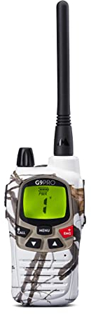 Midland G9 Pro White Storm PMR446-Funkgerät, 16 PMR446 + 69 LPD Kanäle, C1385.08 inkl. Standlader, 4 Akkus (1800 mAh)