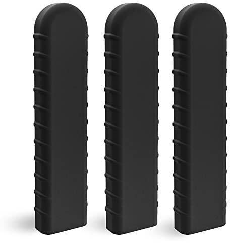 Webake Topfgriff Hitzeschutz Silikon Hitzebeständig 3 Stück Silikongriffe Heiß Griffhalter Topflappen für Pfannen Flache Griffe