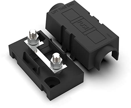 AUPROTEC Sicherungshalter für MIDI Sicherungen mit Schutzabdeckung inkl. Sicherungsstreifen 50 A