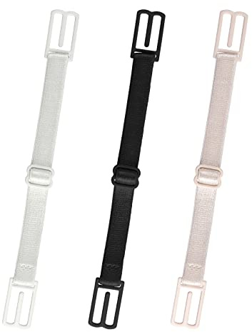 3 Stück BH Träger Halter Clip Damen Rutschfester Verstellbarer BH Clips für Den Rücken Rutschfester Elastischer BH Träger Clip zum Laufen Klettern Training