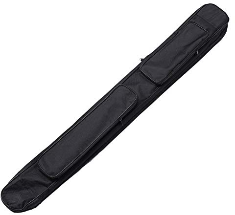 KOINEN Schwerttasche, Tai Chi Tragetasche, Schwert-Aufbewahrungstasche, chinesische Kampfkunst, Dicke, doppellagige Schwert-Multifunktions-Schulter-Tragetasche, rot, 105 cm (Color : Black)