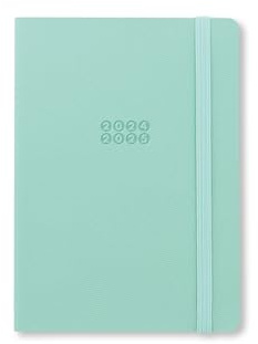 Letts of London Edge Schülerkalender 2024/2025, A6, Wochenansicht mit Notizen, 18 m, Enteneiblau