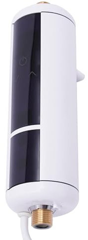 Scaldabagno elettrico da 3,5 KW, scaldabagno ad alta impermeabile, senza serbatoio doccia istantanea, pannello di controllo touch con indicatore LED