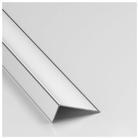 Window Board,Extra Wide L-Shaped Stairs Nose Edging, Homes Edge Protection Strip for Stair/Step/Windowsill/Threshold, Non-Slip Steps Transition Decoration(Gold)(Silver)
