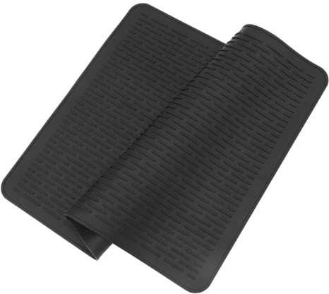 Veemoon Household Induction Cooktop Pad Heat Resistant Silicone Cooker Mat Oil Protector for Kitchen Versatile Use Up to Non Slip Design