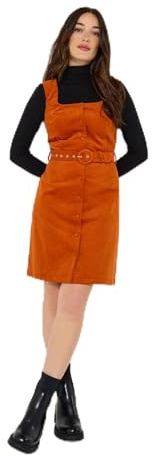Joe Browns Robe Longue à imprimé écharpe bohème, Orange, 40