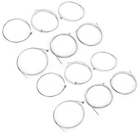 Yctze 2 Set Folk -Gitarren -Saiten Metal Musical Instrument Strings für Hellen, Ausgewogenen Klang und Verbesserte Haltbarkeit