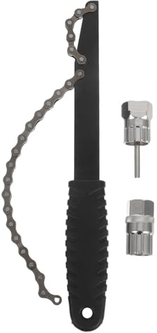 YARNOW Herramienta de Desmontaje Piñón Bicicleta con Látigo Cadena Kit para Preciso de Casetes Mountain Bikes y Bicicletas de Carretera