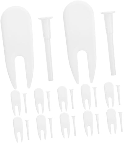 ABOOFAN 12 Sets Inflatable Adapter Plug Kit for Yoga Balls and Exercise Balls Air Valve Stopper Pin Replacement Inflatable Bed and Pool Air Sealers Leakproof Plastic Caps