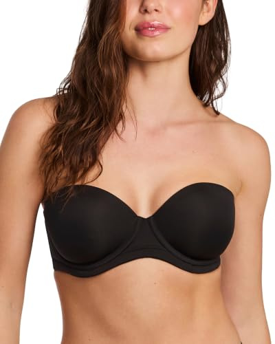 Wacoal Red Carpet Full-Busted Strapless Bra 854119 Black 36D
