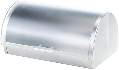 Rosenstein & Söhne Brotbox: Edler Brotkasten mit Visier-Deckel (Brotkorb mit Deckel, Brotbehälter, Frischhaltedosen)