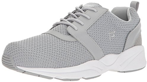 Propét Men's Stability X Shoe, Light Grey, 10.5 Narrow US