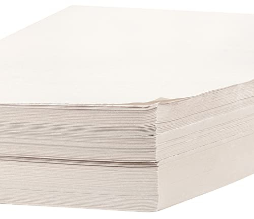 SINJEUN 500 Sheets 12 x 16 Inch Newsprint Packing Paper, Blank Unprinted Clean Packing Paper Sheets Filler for Moving, Wrapping, Shipping Fragile Items, Drawing, DIY, Crafts