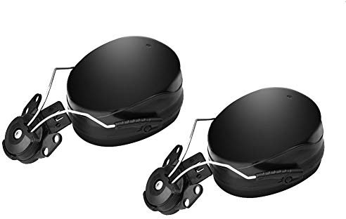Hard Hat Ear Defenders, Hard Hat Earmuff Attachment, Ear Protectors Peltor Ear Defenders High Density Soundproof Earmuff Attachment PVC for Industrial Safety Helmets