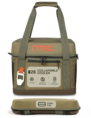 RTIC 28 Can Everyday Cooler, Soft-Sided Collapsible, Olive