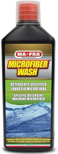 MAFRA MICROFIBER WASH 1 LITRO LAVAGGIO DETERGENTE PANNI IN MICROFIBRA PROFESSIONALE CURA AUTO