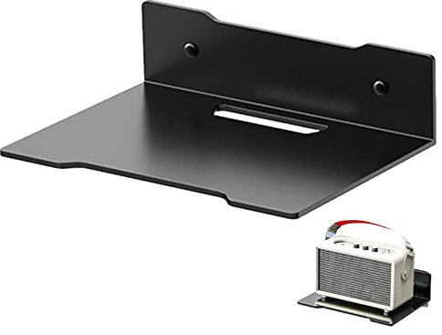 Wandhalterung, Kamerahalterung, kabellose Lautsprecher-Halterung, Metall-Router-Rack, AV- unter dem Fernseher, für Kabelboxen, DVD-Player, Spielekonsolen, TV-Box