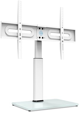 FITUEYES TV Standfuß TV Ständer Fernsehstand für 32 bis 65 Zoll Fernseher höhenverstellbar drehbar Max.VESA 600x400