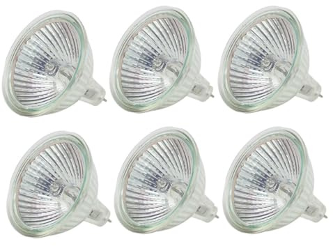 ShuoHui MR16 Halogen-Leuchtmittel 12V 35W GU5.3 Fassung mit zwei Stiften, dimmbar, warmweiß, 2700 K (10)