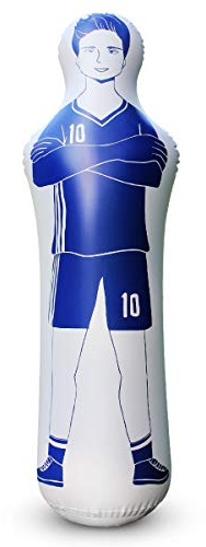 SUNSHINEMALL Aufblasbare Fußball Dummy Torwart Luft Mannequin Freistoß Verteidiger Wand Fußball Praxis Tumbler für Dribbling Wand Passing Drills
