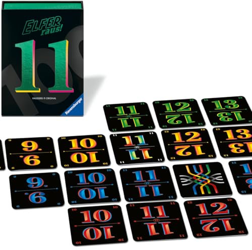 Ravensburger 23020 - Elfer Raus! 100 Jahre Jubiläumsedition - Kartenspiel, ab 7 Jahren, Spiel für Kinder, Erwachsene und Familien, für 2-6 Spieler