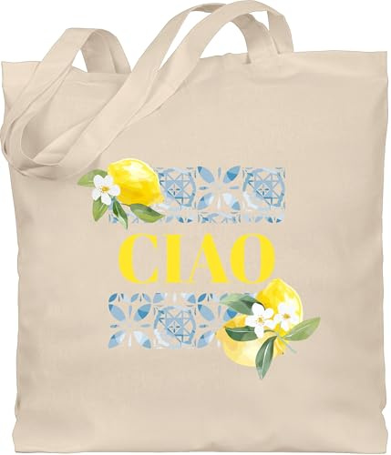 Shirtracer - Baumwolltasche - Statement - Taschen - Limoncello Ciao | Urlaub Italien | Lebensgefühl | Limoncello-Fans | Urlaubsfeeling Italia