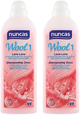 Nuncas Wool 1 Detergente Delicato per Lana e Cachemire - 750ml (Confezione da 2)