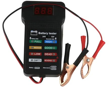 Professional 12/24V Battery Analyzers High Precisions Measurements Multifunction Vehicle Battery Checker for Car & Motorcycles