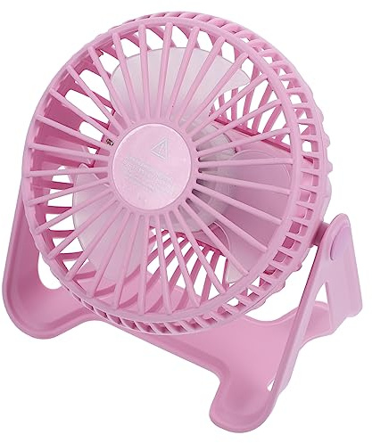 NUOBESTY Ventilateur De Bureau Mini Ventilateur Mini Fan Silencieux De Bureau Rose