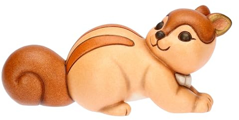 THUN- Scoiattolo Diva - piccolo - ceramica - Collezione Plumè - 11 x 4,8 x 4,9 cm
