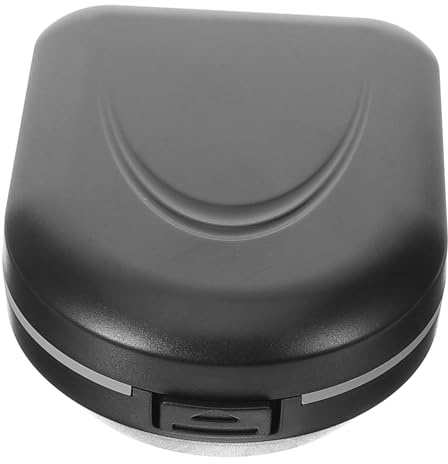 Hohopeti Portable Small Hearing Aid Case Shockproof Protective Box Lightweight Storage Container for Hearing Aids Outdoor Use