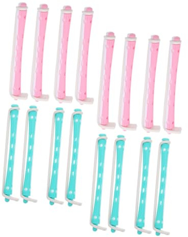 Healvian 24 Stück Lockenwickler aus Pp für Damen mit Gleichmäßiger Wärmeverteilung Vielseitiges Styling Zuhause für Professionelle Frisuren und Dauerwellen
