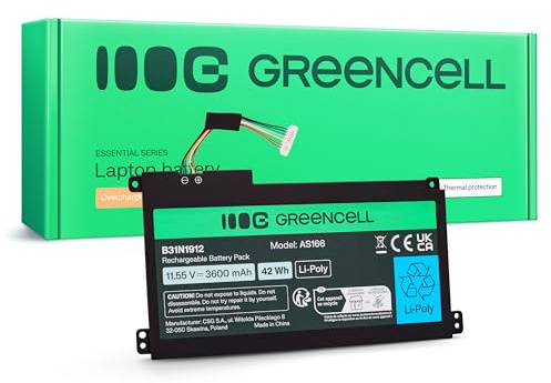 Green Cell Batterie Li-Poly pour Ordinateur Portable ASUS VivoBook 14, 15, E410MA, L410MA, E410KA, E510MA, F414MA, L510MA, E510KA - Longue Durée de Vie, Ajustement Précis