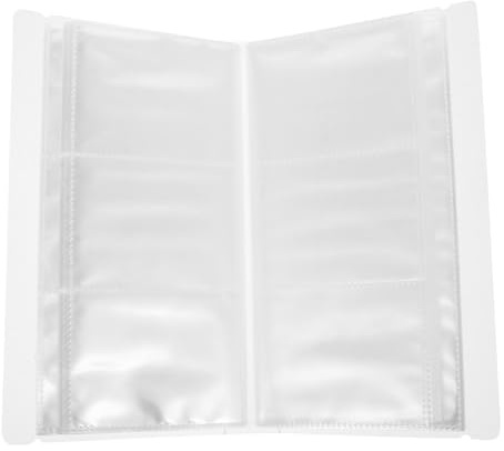 Artibetter Álbum para Almacenamiento de Postales Billetes de Avión y Entradas para Conciertos Tamaño E Material Polipropileno PP Transparente Adecuado para Coleccionistas y