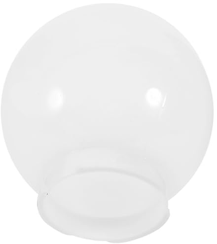 HAMPPLIES Globo Lampione Esterno, Paralume Ricambio in Acrilico Bianco, Diffusione Decorativa della Luce, Facile da Installare e Rimuovere, per Lampada da Parete