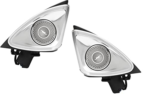 ACOGEDO Tweeter 4D de 64 Colores con Iluminación Ambiental LED de Repuesto para Clase W213 2017-2021, Verifique Tweeters únicos para Automóvil Tweeter 4D Tweeters para Parlantes de Automóvil de
