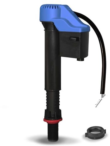 Korky 528T Replacement TOTO Toilet Fill Valve - Fits G-Max and Power Gravity Toilets -Easy to Install -Made in USA, Black