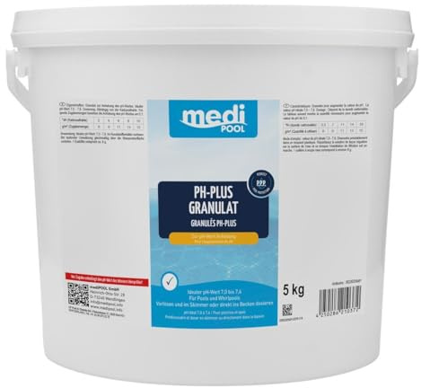 POWERHAUS24 mediPOOL pH-Plus Granulat 5 KG