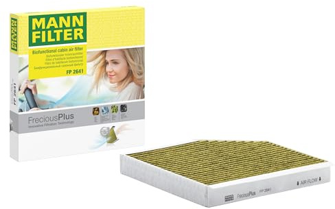 MANN-FILTER FP 2641 Filtro aria cabina - FreciousPlus Filtro Antipolline Biofunzionale - per Autovetture + veicoli commeriali