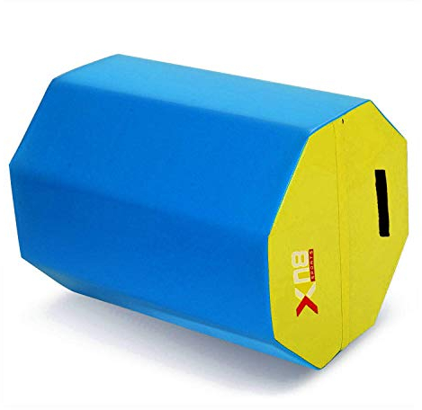 Xn8 Sports Gymnastics Tumbling Mat Back Handspring Equipment For kids & Adults Barrel Gymnastics Mat Octagon Shape Home Gym Exercise Fitness Yoga Strength Backbend Cheerleading