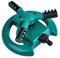 TOPWAYS® Garten Sprinkler System, Verstellbarer Sprinklerkopf Rasensprenger, 360 Grad 3-Arm drehender Wasser Sprenger, Bewässerungs Basisanlage Bewässerungs Garten Versorgungsmaterialien