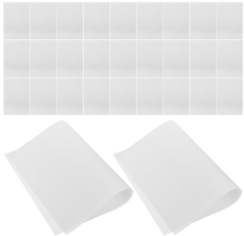 GANAZONO Hydroponic Grow Pads Microgreens Mats 100pcs Plant Hydroponic Grow Pads Germinating Growing Paper Sprouter Vegetable Microgreens Planting Paper for Plant Germination Tray
