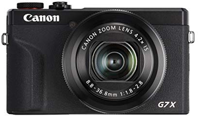 Canon Powershot G7 X Mark III Digital Camera | 20.1-megapixel, 4K vlogging camera, Vertical 4K Video, 3.5mm Mic Input (Renewed)