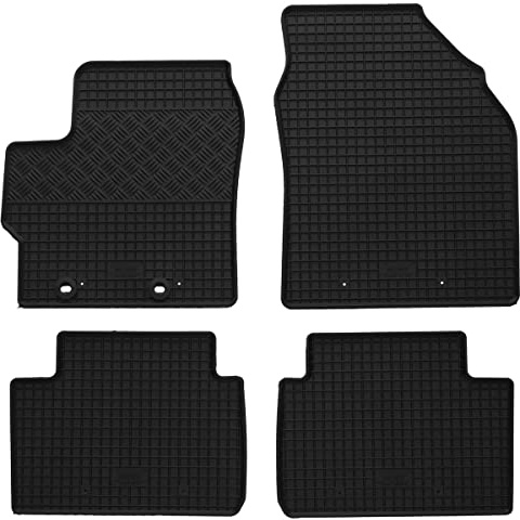 Gummi Fußmatten passend für Toyota Yaris ab 9/2020/Yaris Cross ab 9/2021/Mazda 2 Hybrid ab 3/2022 AZUGA AZ10092453 Gummimatten Automatten