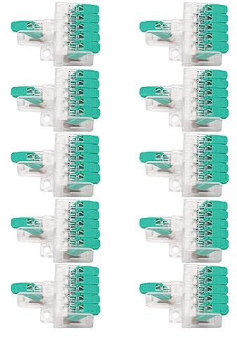 Elektrischer Kabelverbinder, 1 in 5 Out, Flammhemmender Schnellverdrahtungs-Spleißverbinder für 0,5–6 mm²