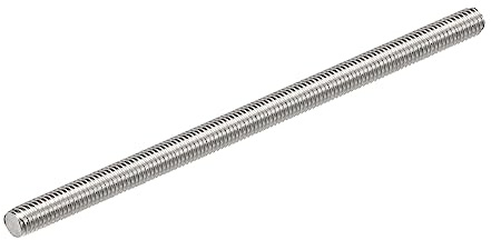 QUARKZMAN M8 x 150mm Completamente Roscados Pernos Plateado Tono | 1uds, 304 varilla de Inoxidable Acero Barra Pernos Derecha Mano Roscas, para Carpintería